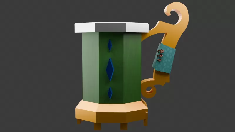 Royal Sovereign Tankard from Sea of Thieves - Model preview 1