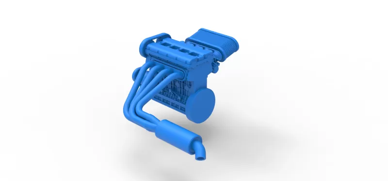 Engine of New Zealand Minisprint Scale 1:25 - Model preview 10