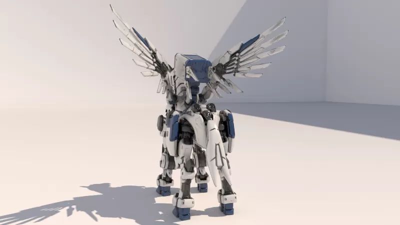 Art Toy_Pegasus Gundum2 (3D Model) - Model preview 4