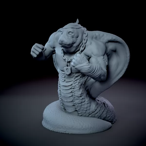 Cobra Seal Alien Creature Focobra - Model preview 2