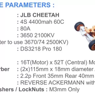 V6 JLB X HSP TRUGGY 1:8 4WS 4WD (4 WHEEL STEERING) - Model thumbnail 1