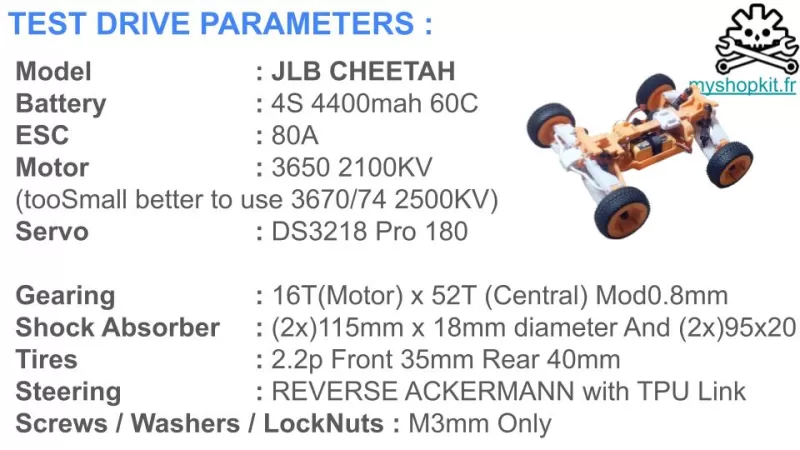 V6 JLB X HSP TRUGGY 1:8 4WS 4WD (4 WHEEL STEERING) - Model preview 1