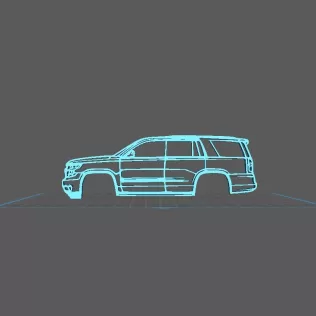 Chevrolet - Tahoé Wall Art