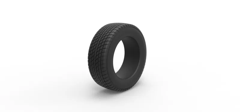 Race tire 7 Scale 1:25 - Model preview 2
