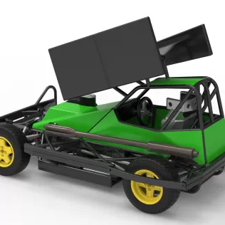 BriSCA Formula 2 Stock Car Scale 1:25 - Model thumbnail 12