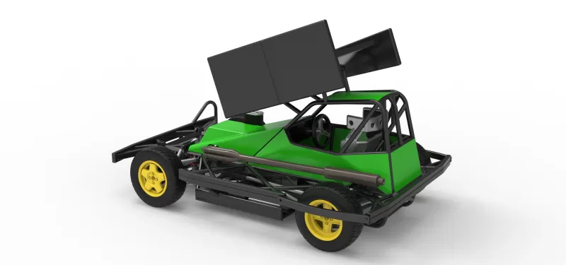 BriSCA Formula 2 Stock Car Scale 1:25 - Model preview 12
