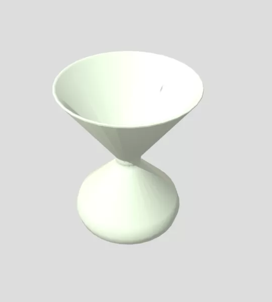 White Ceramic Vase - Model preview 3
