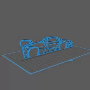 McLaren - Senna GTR Wall Art - Model thumbnail 1