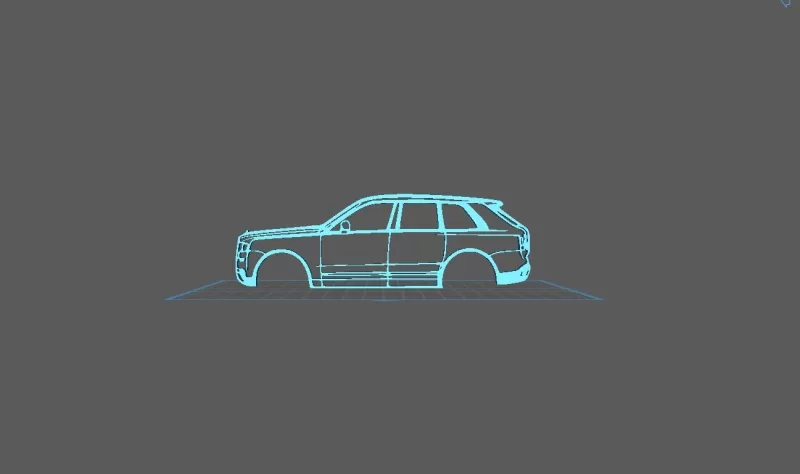 Rolls Royce - Cullinan Wall Art - Model preview 1