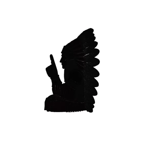 Apache Warrior Man 3D Model - Model preview 2