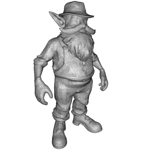 Garden Gnome Character Pack – Fantasy Garden Worker Kitbash - Model preview 21