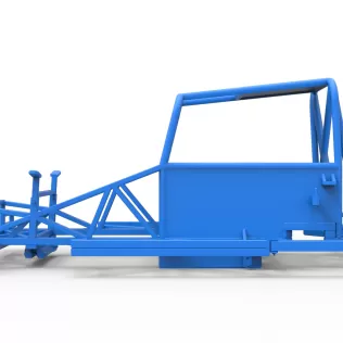 Frame of New Zealand Ministock car Scale 1:25 - Model thumbnail 7