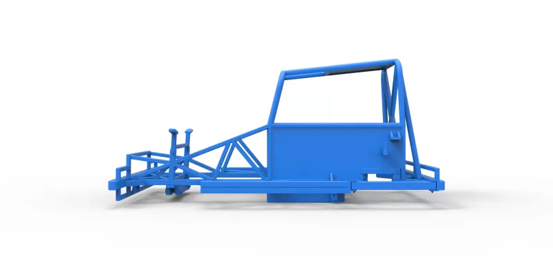 Frame of New Zealand Ministock car Scale 1:25 - Model preview 7