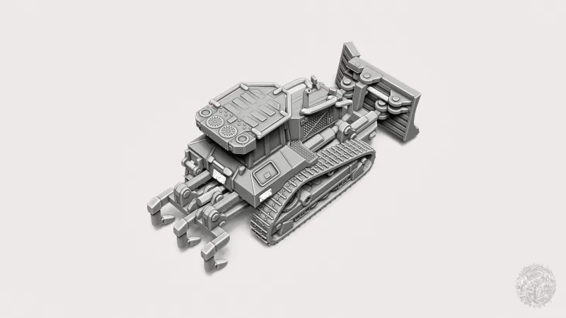 Crawler Dozer RoZ - Model preview 6