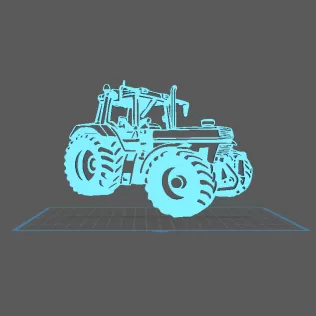 Tractor - Case IH 1455 XL Wall Art