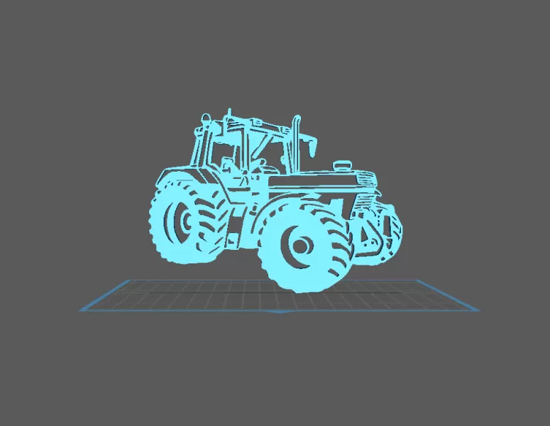 Tractor - Case IH 1455 XL Wall Art - Model preview 2