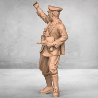 Attacking Army Officer