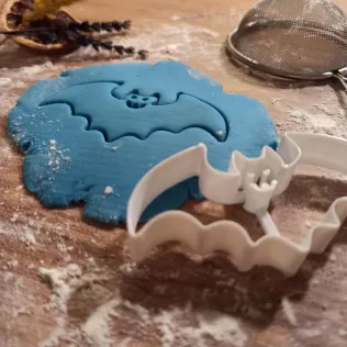 Halloween Bat Cookie Cutter, Halloween Surprise & Gift - Model thumbnail 1