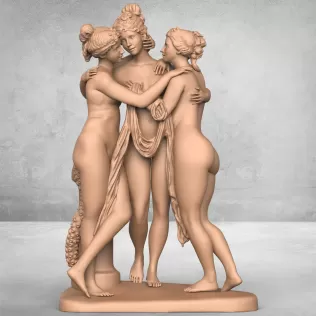 Beautiful Women Statue - Model thumbnail 1