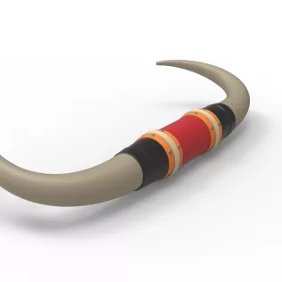 Bull horns for car ot truck Version 4 Scale 1:25 - Model thumbnail 8