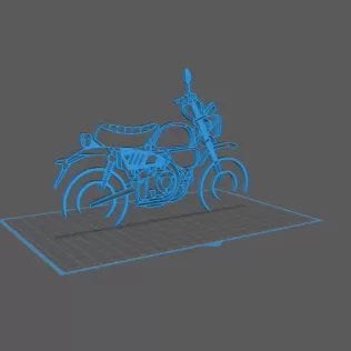 Honda - Monkey 125 Wall Art