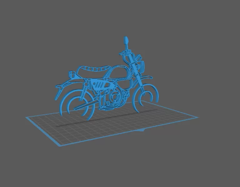 Honda - Monkey 125 Wall Art - Model preview 2