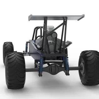 Vintage Mud dragster Scale 1:25 - Model thumbnail 14
