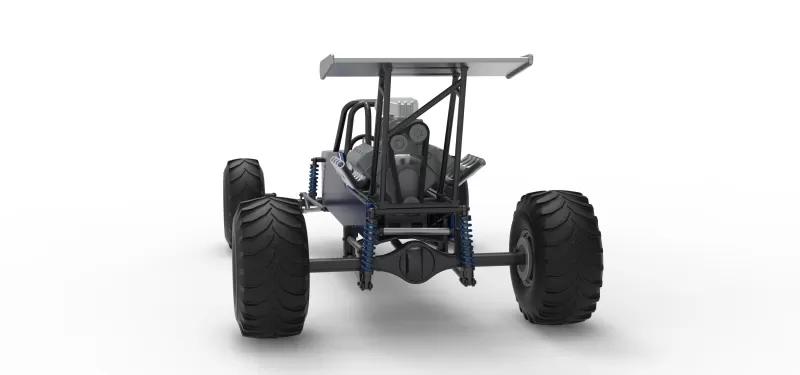 Vintage Mud dragster Scale 1:25 - Model preview 14