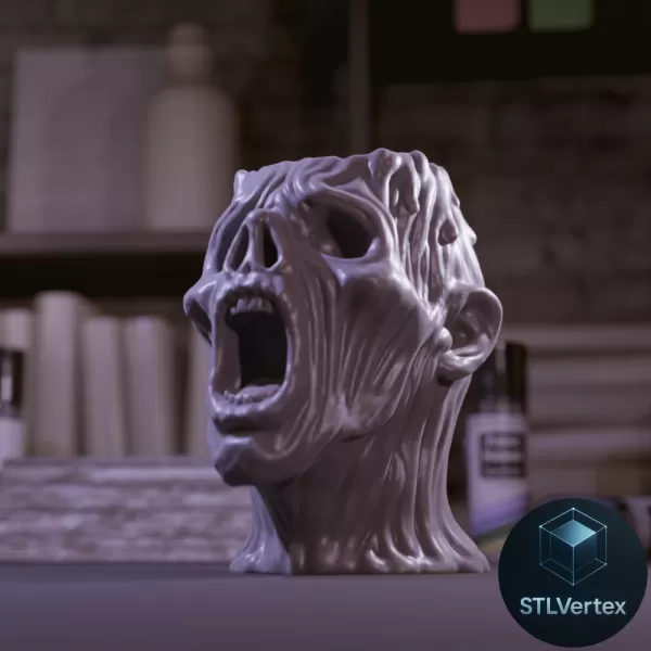 Head – 3D Printable Model - Model preview 1