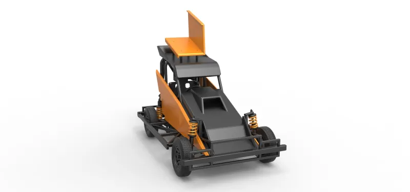 New Zealand Ministock car Version 2 Scale 1:25 - Model preview 23