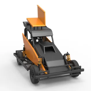 New Zealand Ministock car Version 2 Scale 1:25 - Model thumbnail 23