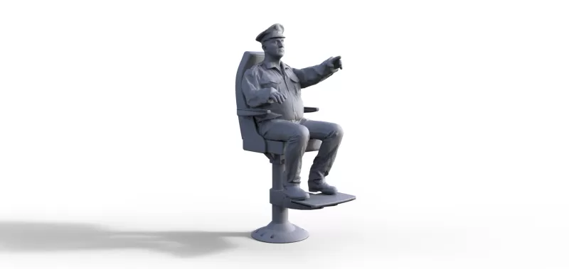 Figure for police boat - Model preview 1