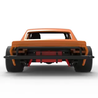 Vintage Asphalt Modified stock car V12 Scale 1:25 - Model thumbnail 16