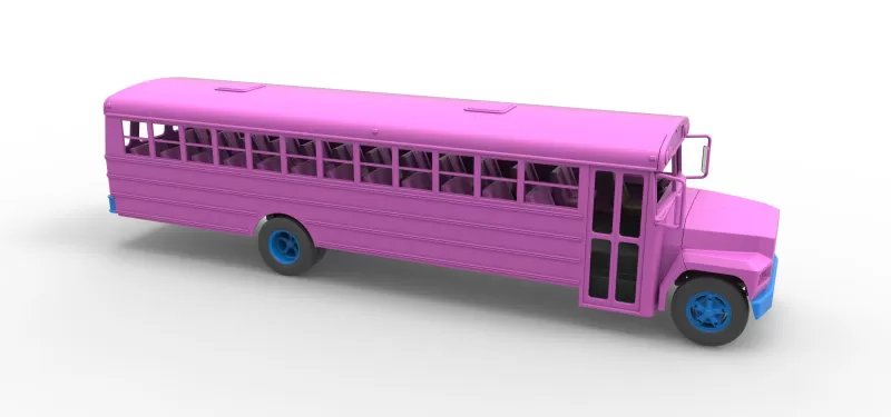 School bus for Figure 8 racing Version 2 Scale 1:25 - Model preview 21