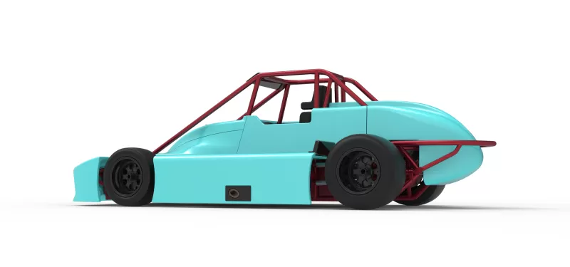 Experimental Pavement Silver Crown Car Version 3 Scale 1:25 - Model preview 13