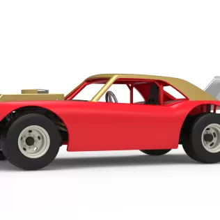 Vintage Semi-Late Model Stock Car Scale 1:25 - Model thumbnail 2