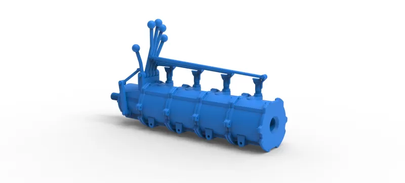 Modular planetary transmission for drag racing Scale 1:25 - Model preview 17