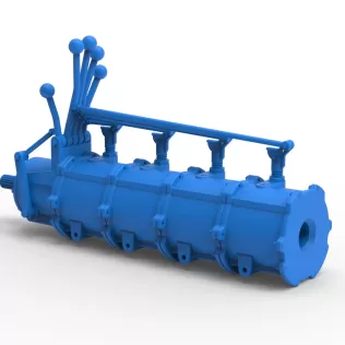 Modular planetary transmission for drag racing Scale 1:25 - Model thumbnail 17