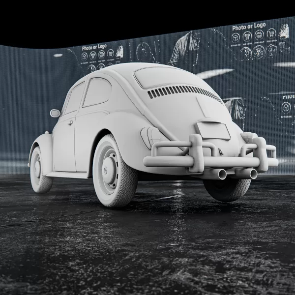 Volkswagen Beetle 1965 #RoZ - Model preview 4