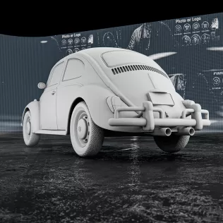 Volkswagen Beetle 1965 #RoZ - Model thumbnail 4