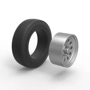 Car wheel 11 Scale 1:25 - Model thumbnail 10