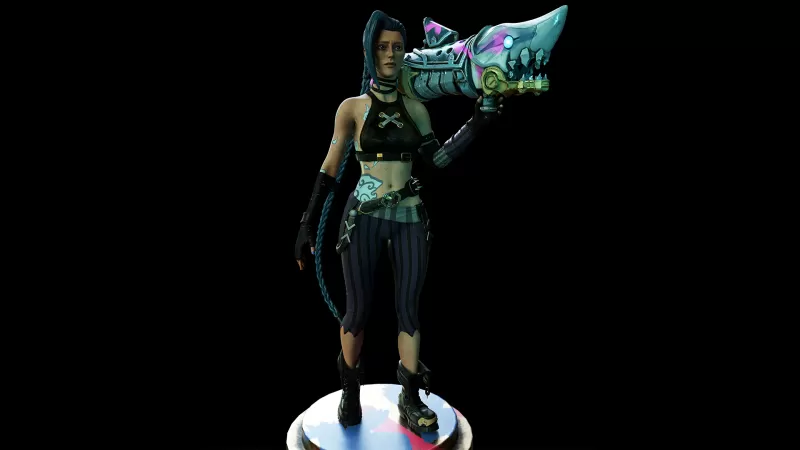 Jinx from arcane - Model preview 1