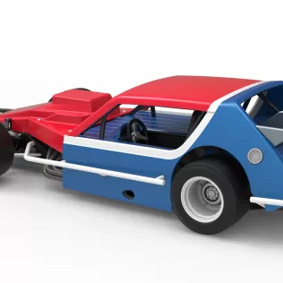 Vintage Asphalt Modified stock car V10 Scale 1:25 - Model thumbnail 12
