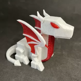 Medium Poly Baby RoboDragon - Model thumbnail 7