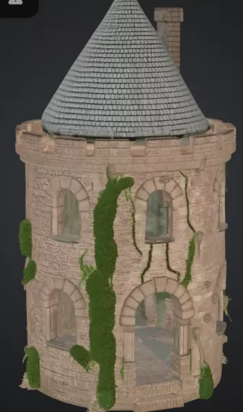 Runder turm - Model preview 1