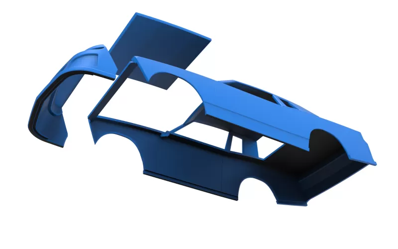 Shell of IMCA Stock car Scale 1:25 - Model preview 15