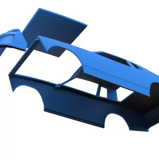 Shell of IMCA Stock car Scale 1:25 - Model thumbnail 15