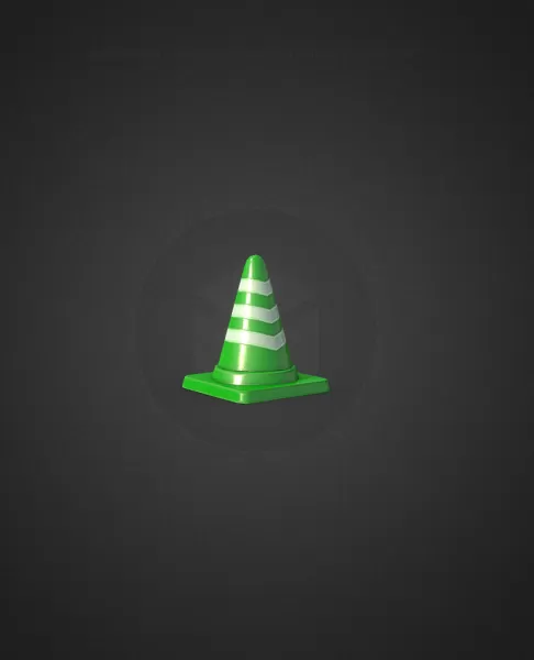 Splatoon 3 Traffic Cone - Model preview 1