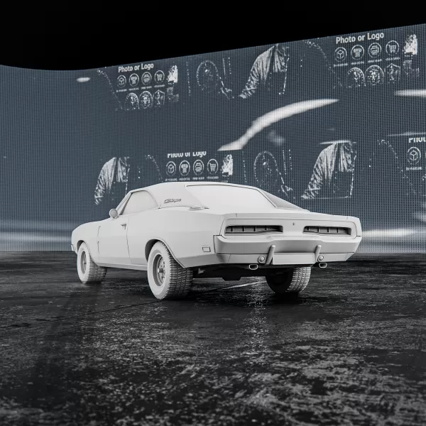 Dodge Charger 1969 #RoZ - Model preview 4