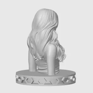 Nina Dobrev 3D Bust Print - Model thumbnail 5